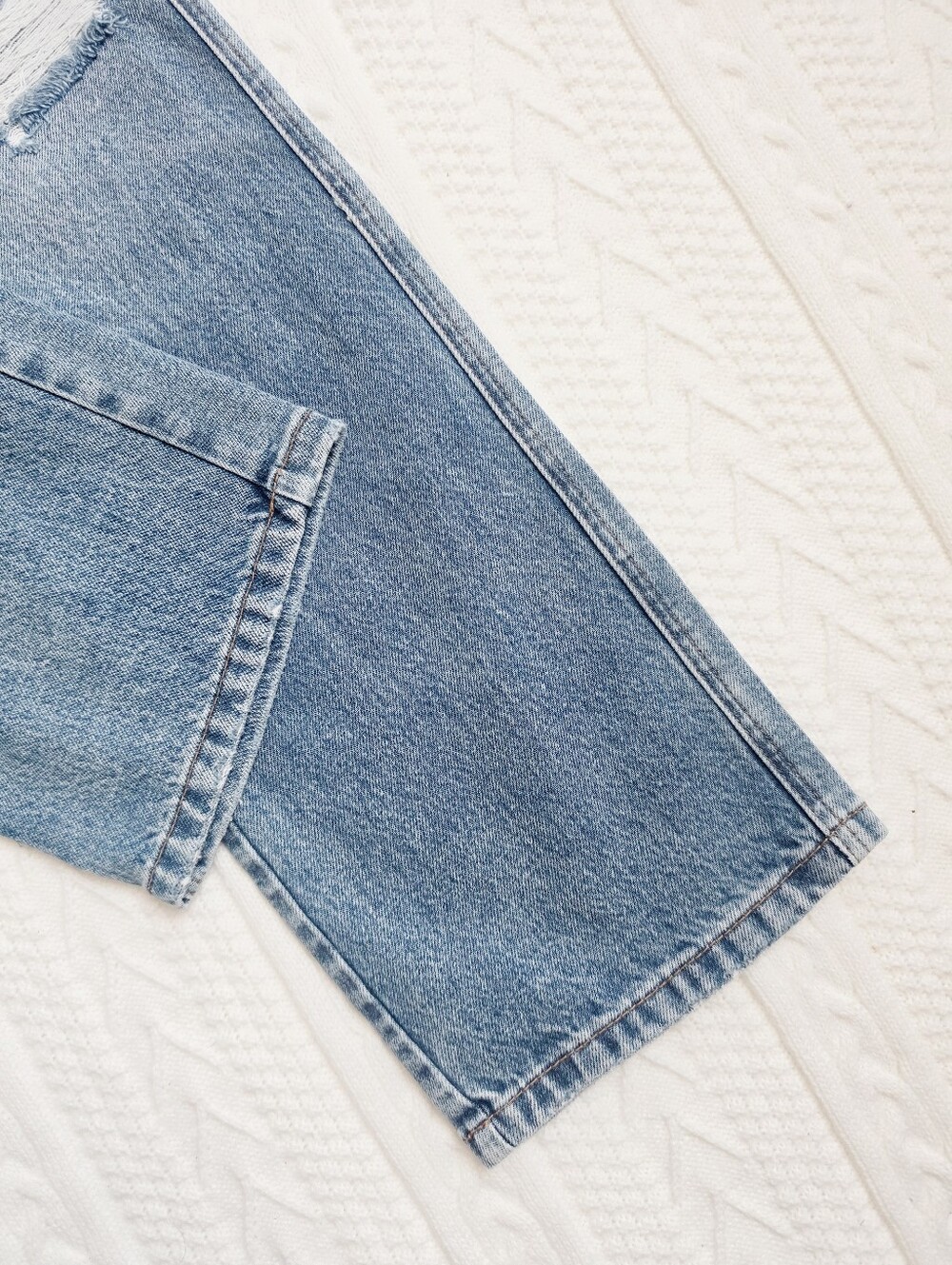 Judy Blue Criss Cross Rigid Magic Straight Dad Jeans Stretch HR Medium 3/26 NEW - Picture 10 of 11